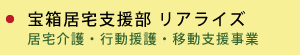 宝箱居宅支援部 リアライズ（居宅介護・行動援護・移動支援事業）