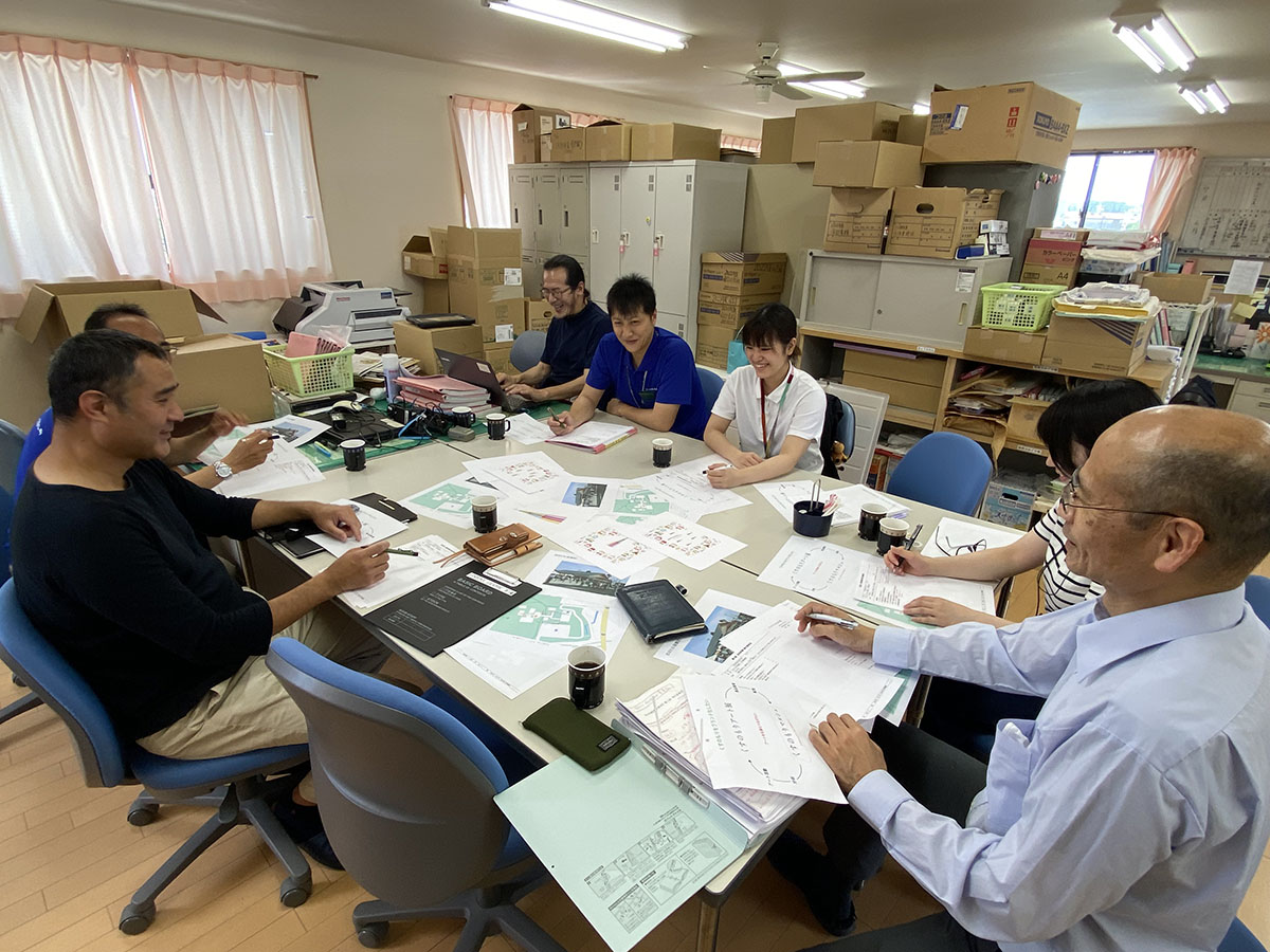 くすのもりマルシェ　実行委員会の様子
