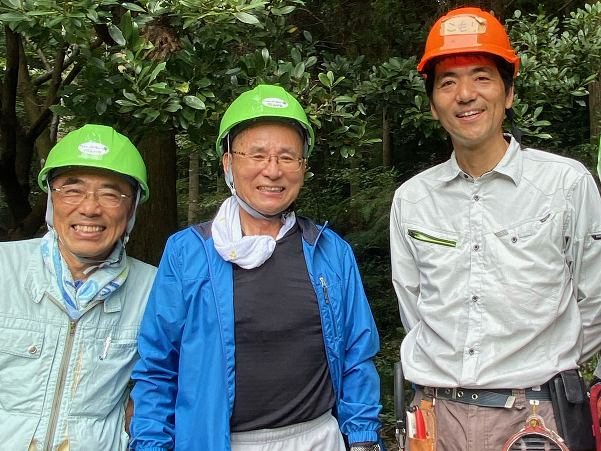 森林ボランティアに新しい力が